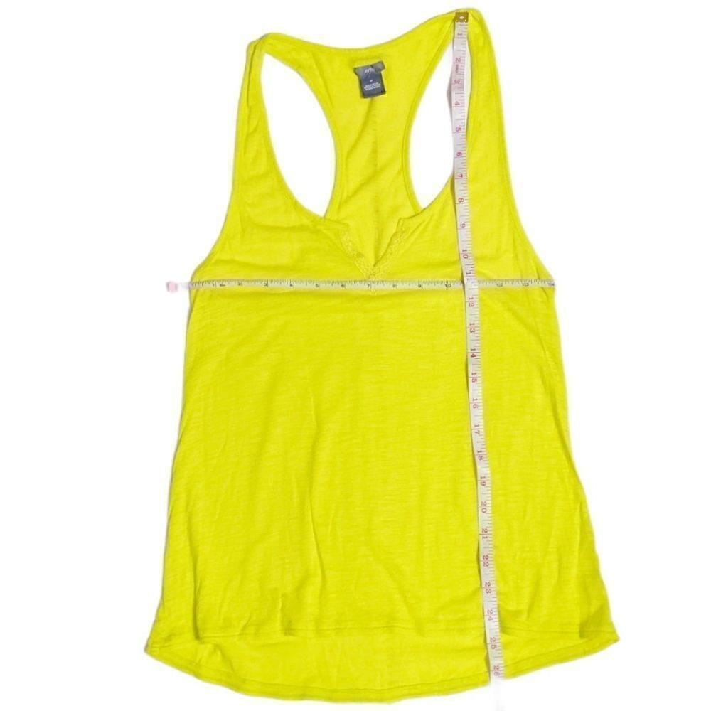 Aerie Neon Racerback Tank Semi-sheer Loose Green‎